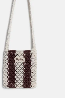Rhythm Tote Bags|Sun & Shade*Crochet Shoulder Bag Brown