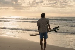 Rhythm Woven Shirts*Cross Relaxed Ss Shirt Natural Mixed Check