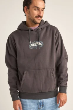 Rhythm Fleece*Dos Soles Fleece Hood Vintage Black VintageBlack