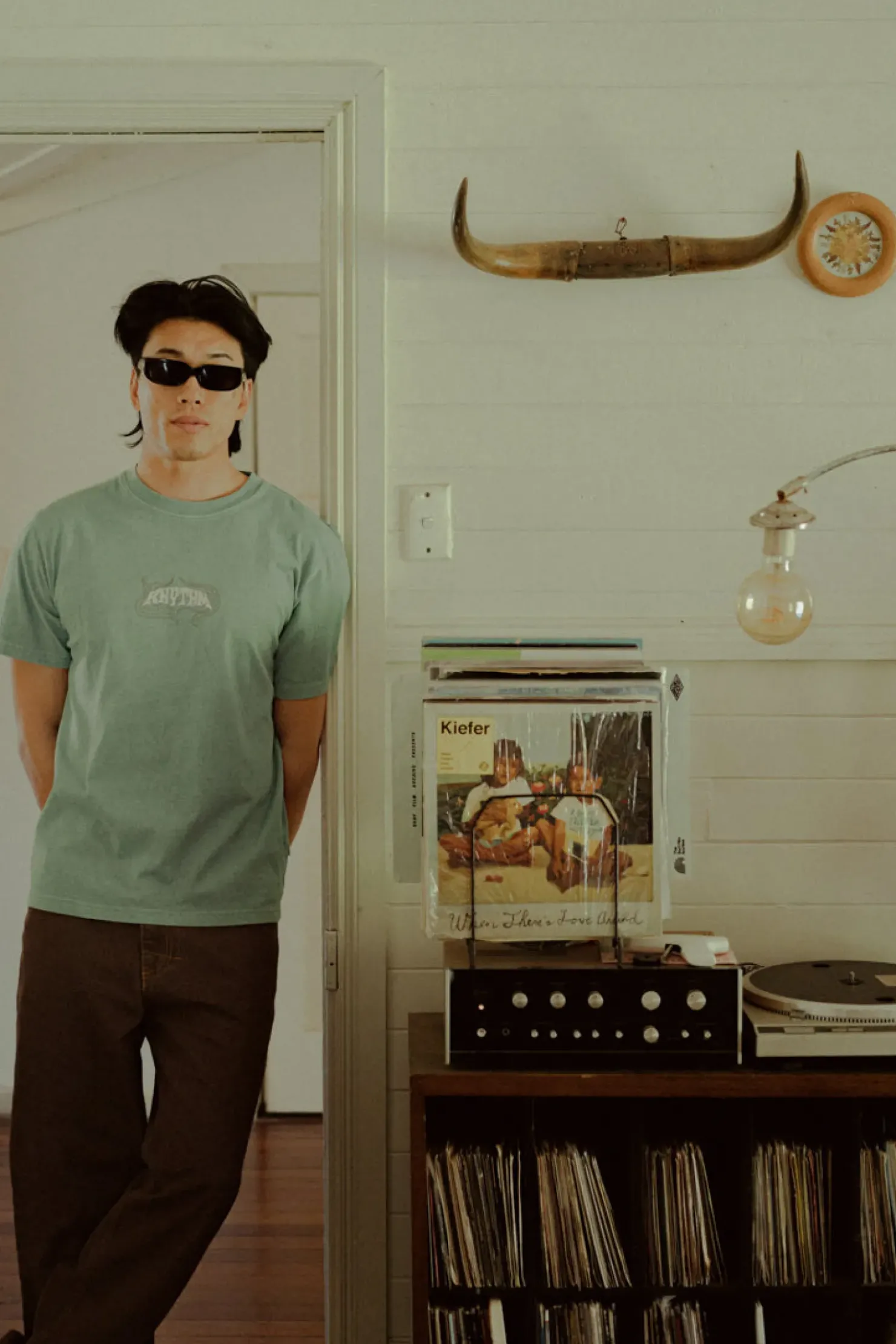 Rhythm T-shirts*Dos Soles Vintage Ss T-Shirt Green