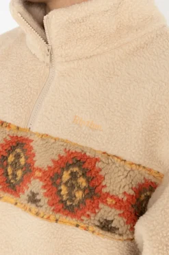 Rhythm Fleece*Dusty Quarter Zip Natural