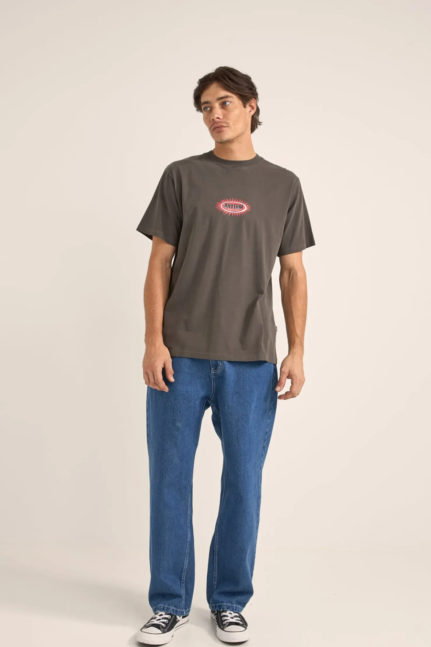 Rhythm T-shirts*Ellipse Sun SS T-Shirt Vintage Black VintageBlack