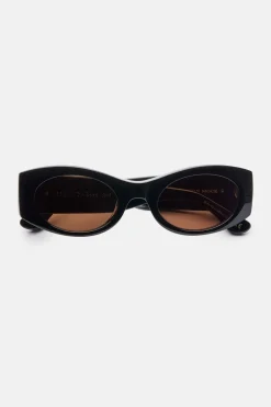 Rhythm Sunglasses|Sunglasses*EPOKHE  - Suede - Black Polished / Bronze Amber