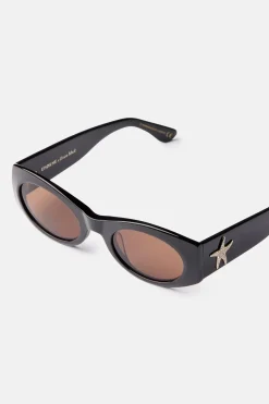 Rhythm Sunglasses|Sunglasses*EPOKHE  - Suede - Black Polished / Bronze Amber