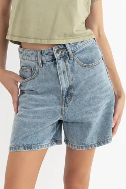 Rhythm Shorts*Escape Denim Short Washed Blue