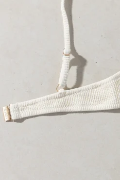 Rhythm Swim Tops*Essential Rib Underwire Top Creme