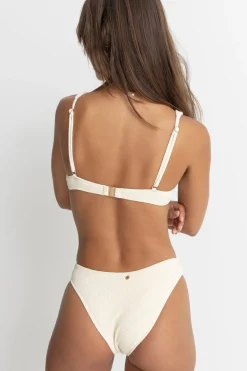 Rhythm Swim Tops*Essential Rib Underwire Top Creme