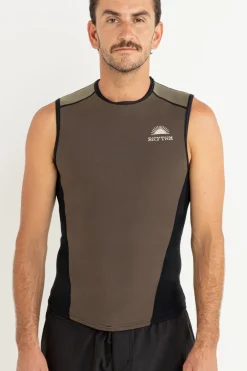 Rhythm Sun & Shade|Wetsuit Tops*Essential Wetsuit Vest Brown