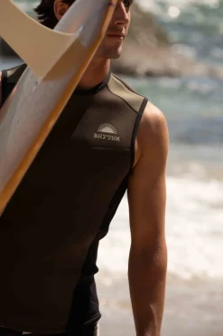 Rhythm Sun & Shade|Wetsuit Tops*Essential Wetsuit Vest Brown