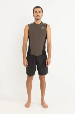 Rhythm Sun & Shade|Wetsuit Tops*Essential Wetsuit Vest Brown