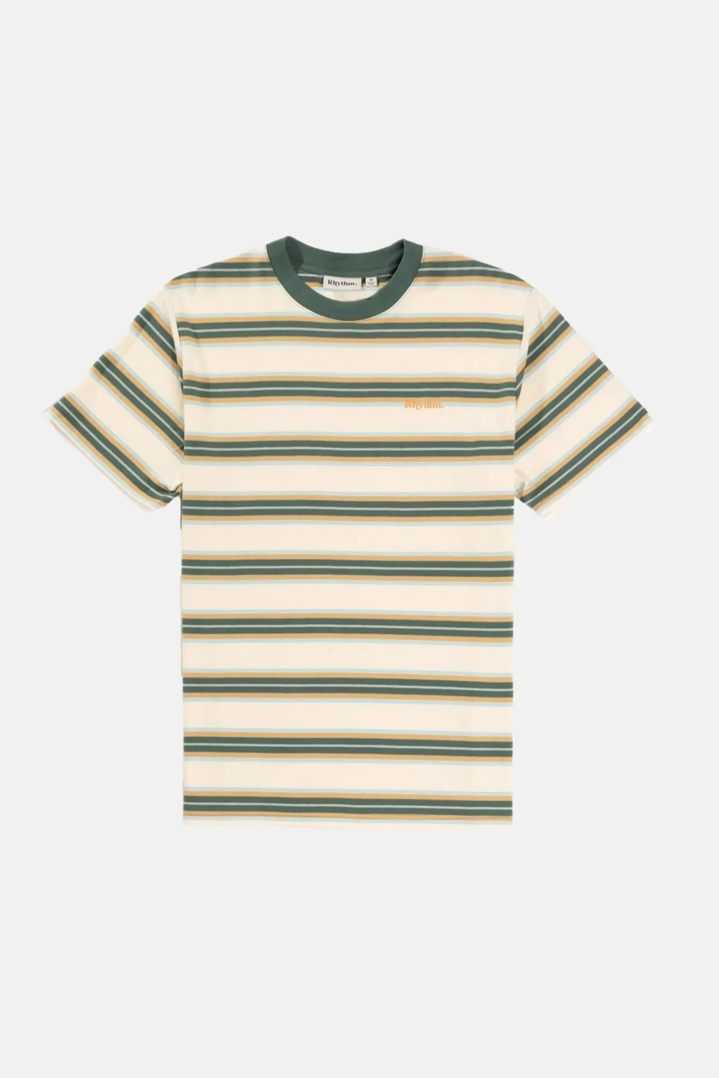Rhythm T-shirts*Everyday Stripe SS T-Shirt Vintage Green VintageGreen