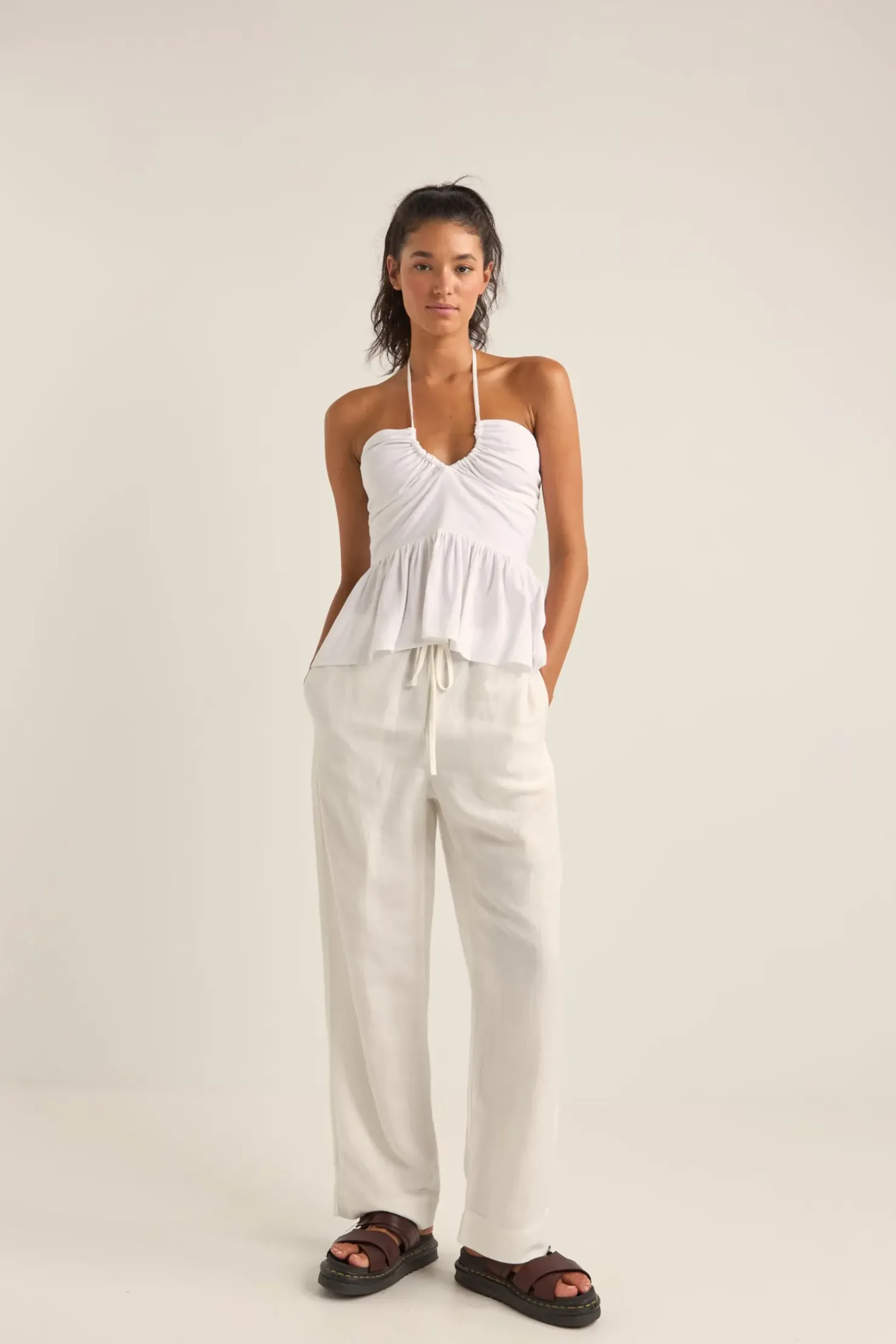 Rhythm Fashion Tops*Harper Top White