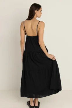 Rhythm Dresses*Jaci Maxi Dress Black