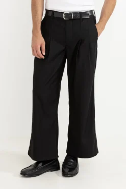 Rhythm Pants*Jesse Pleated Pant Black