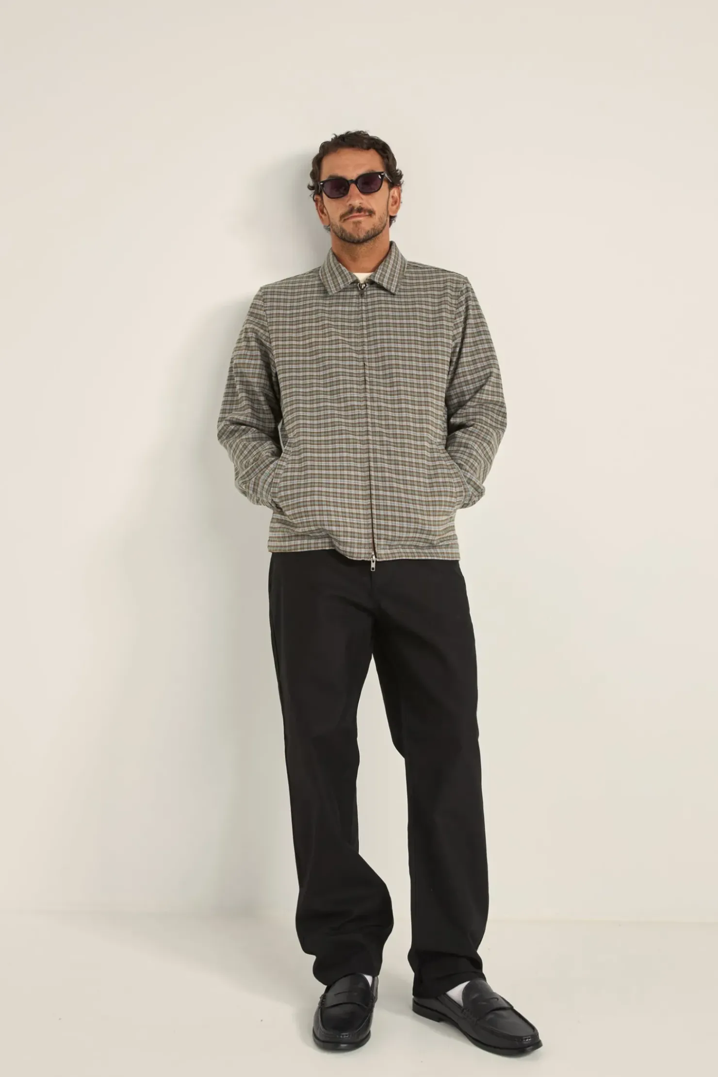 Rhythm Jackets*Jordy Check Jacket Blue Check BlueCheck