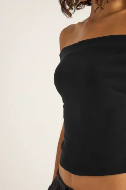 Rhythm Fashion Tops*Juno Off Shoulder Top Black