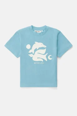 Rhythm Kids*Kids Peace SS T-Shirt Blue