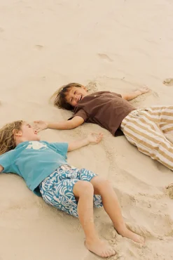 Rhythm Kids*Kids Peace SS T-Shirt Blue