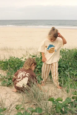 Rhythm Kids*Kids Peace SS T-Shirt Natural White NaturalWhite