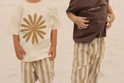 Rhythm Kids*Kids Sun Ra SS T-Shirt Natural White NaturalWhite