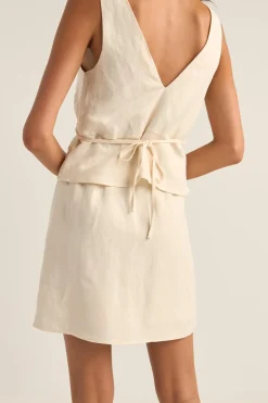 Rhythm Skirts*Lenny Drawcord Skirt Cream