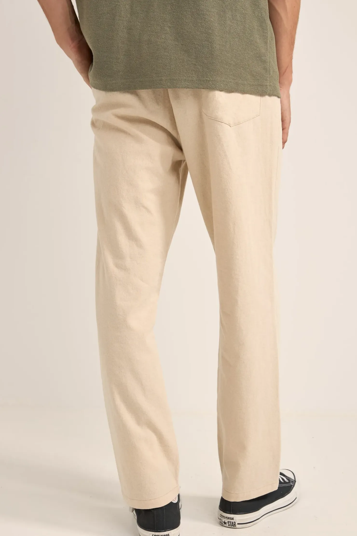 Rhythm Pants*Linen Jam Pant Bone