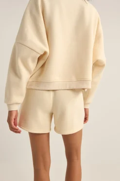 Rhythm Fleece*Logo Fleece Shorts Oatmeal