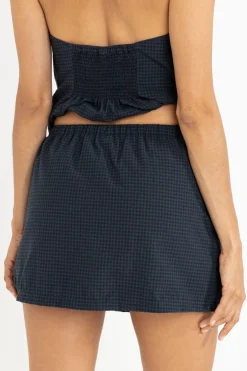 Rhythm Skirts|Shorts*Louise Check Skort Navy