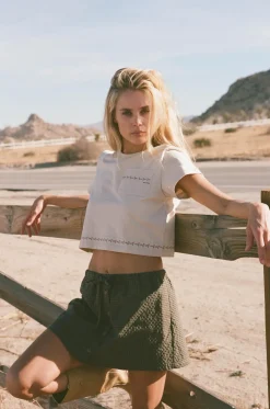 Rhythm Skirts|Shorts*Louise Check Skort Olive