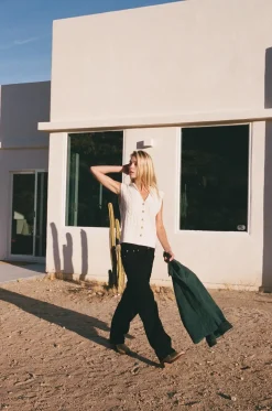 Rhythm Pants*Low-Rise Barrel Denim Pant Vintage Black VintageBlack