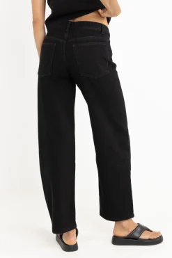 Rhythm Pants*Low-Rise Barrel Denim Pant Vintage Black VintageBlack