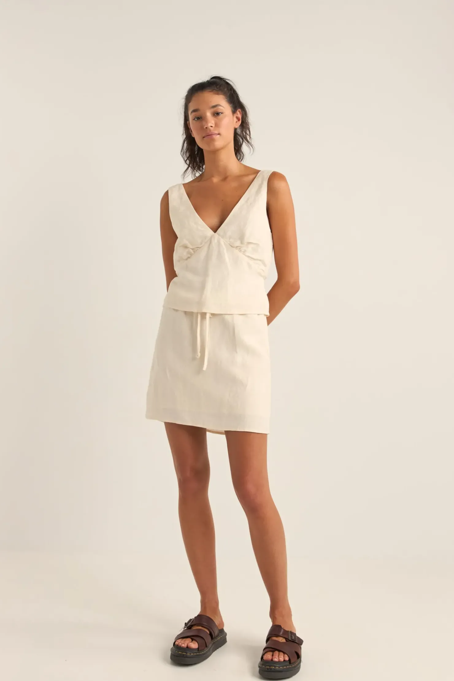 Rhythm Fashion Tops*Lucia Top Cream