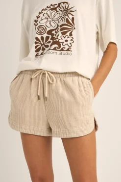 Rhythm Shorts*Mazzy Corduroy Short Sand