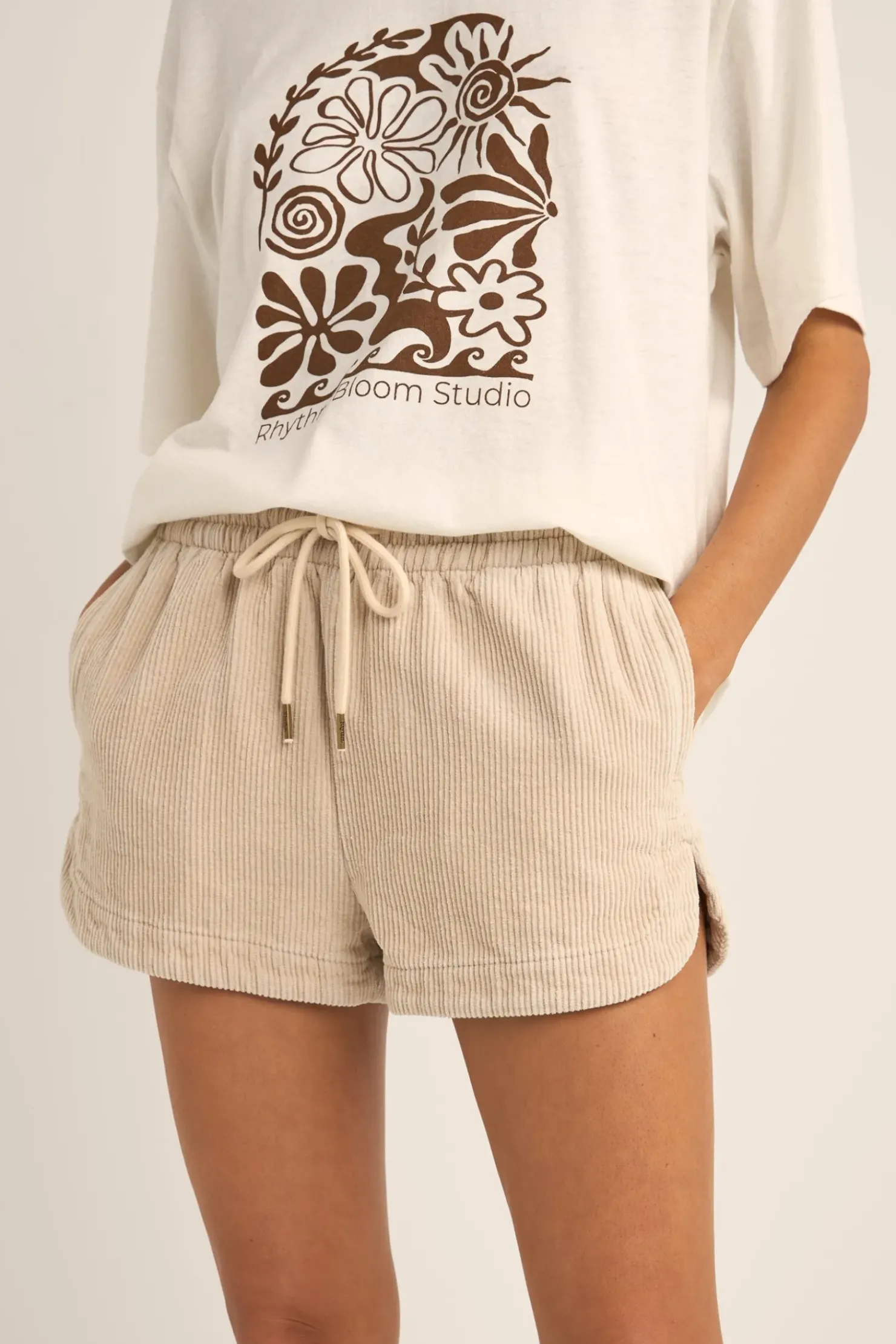 Rhythm Shorts*Mazzy Corduroy Short Sand