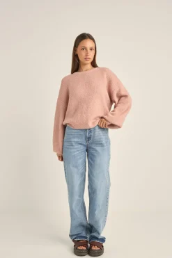 Rhythm Knits*Quinn Knit Jumper Pink