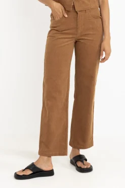 Rhythm Pants*Ranch High Waist Corduroy Pant Cedar