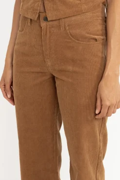 Rhythm Pants*Ranch High Waist Corduroy Pant Cedar
