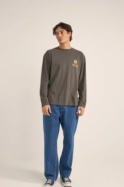 Rhythm T-shirts*Record Vintage Ls T-Shirt Vinatge Black VinatgeBlack