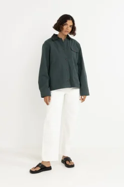 Rhythm Jackets*Rowan Barn Jacket Forest Green