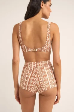 Rhythm Swim Tops*Seafarer Crop Top Brown