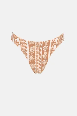 Rhythm Swim Bottoms*Seafarer Hi Cut Pant Brown