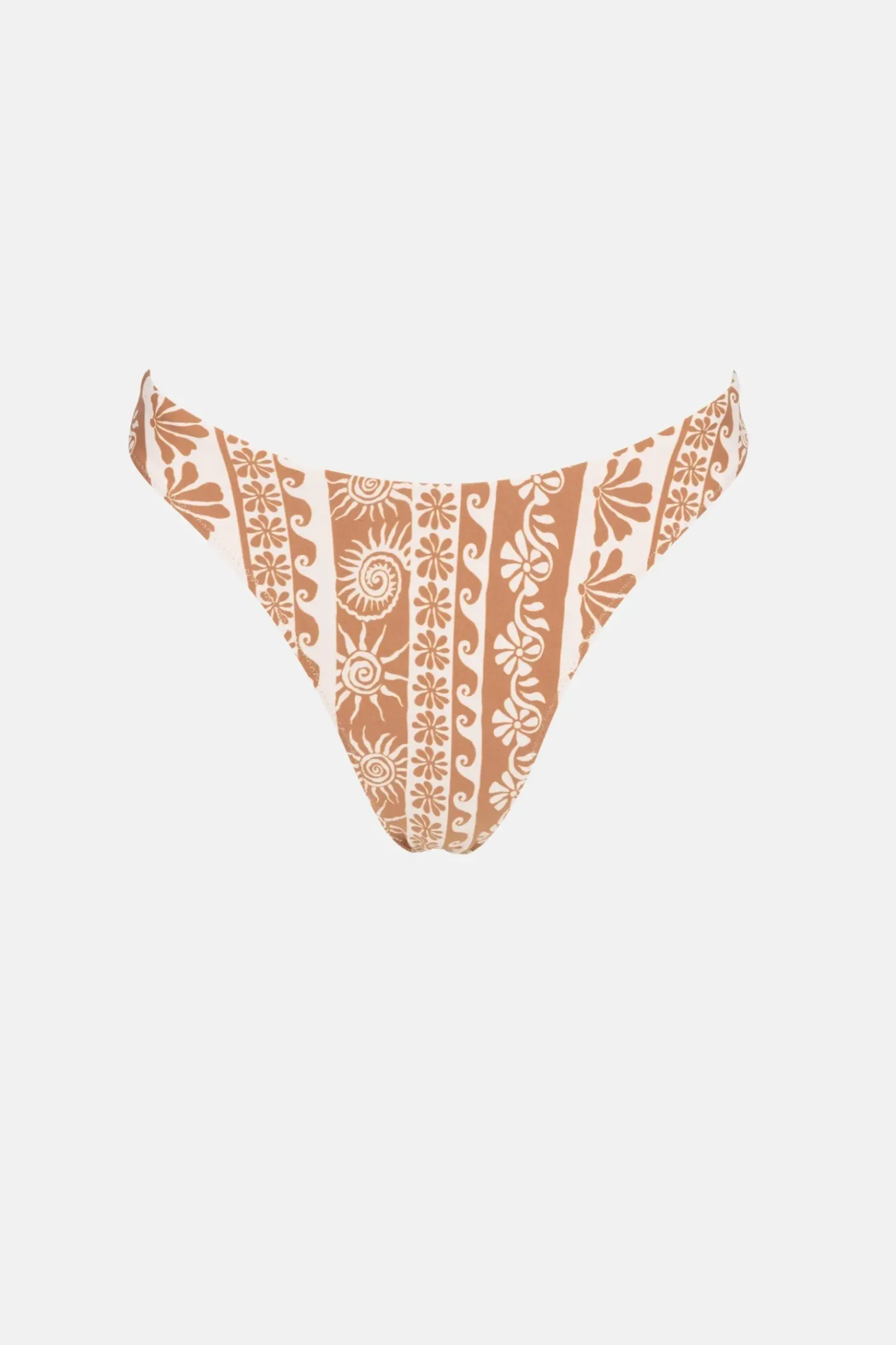 Rhythm Swim Bottoms*Seafarer Hi Cut Pant Brown