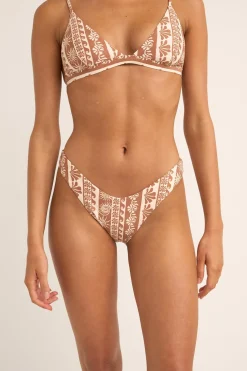 Rhythm Swim Bottoms*Seafarer Hi Cut Pant Brown