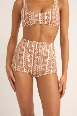 Rhythm Swim Bottoms*Seafarer Surf Short Brown