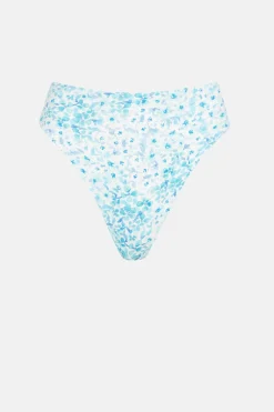 Rhythm Swim Bottoms*Serenity Floral Hi Waist Pant Blue