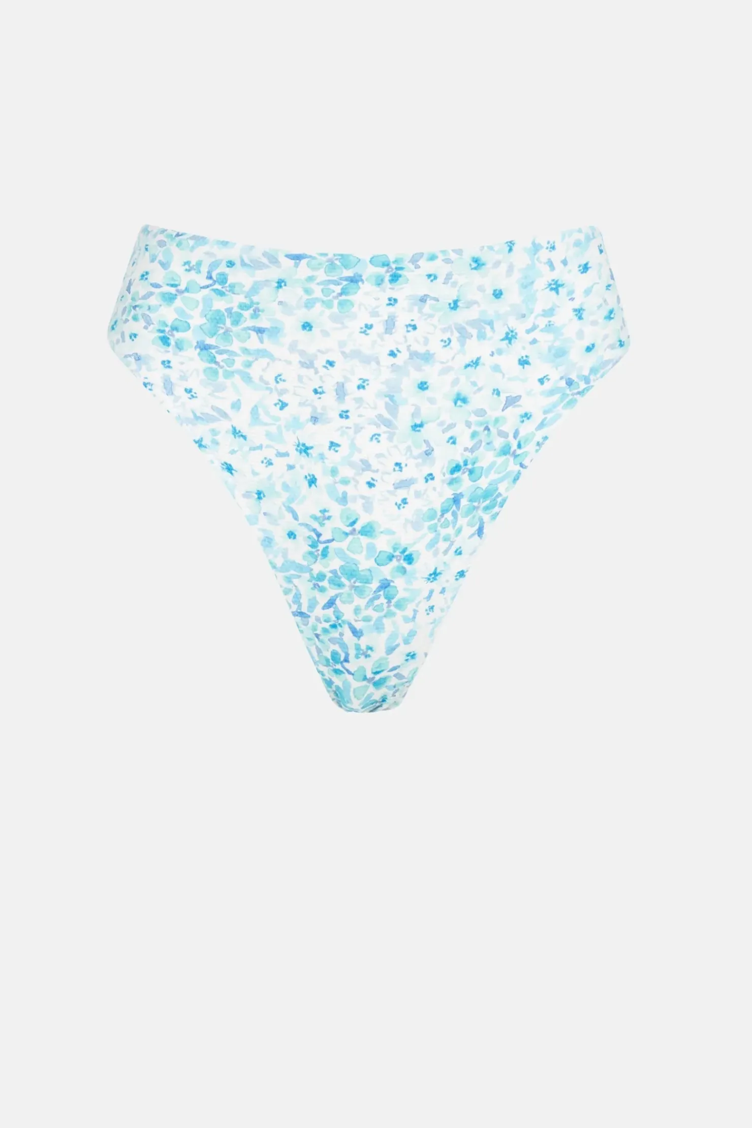 Rhythm Swim Bottoms*Serenity Floral Hi Waist Pant Blue