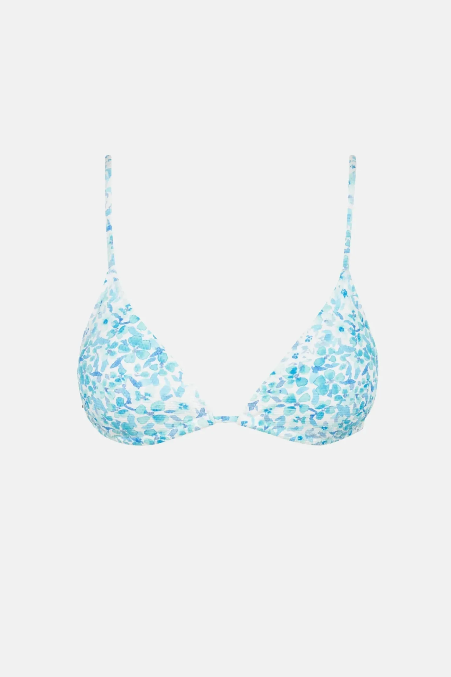 Rhythm Swim Tops*Serenity Floral Slide Tri Top Blue