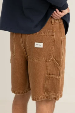 Rhythm Shorts*Slacker Denim Short Tobacco