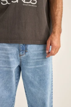 Rhythm Pants*Subtle Distress Jean Blue