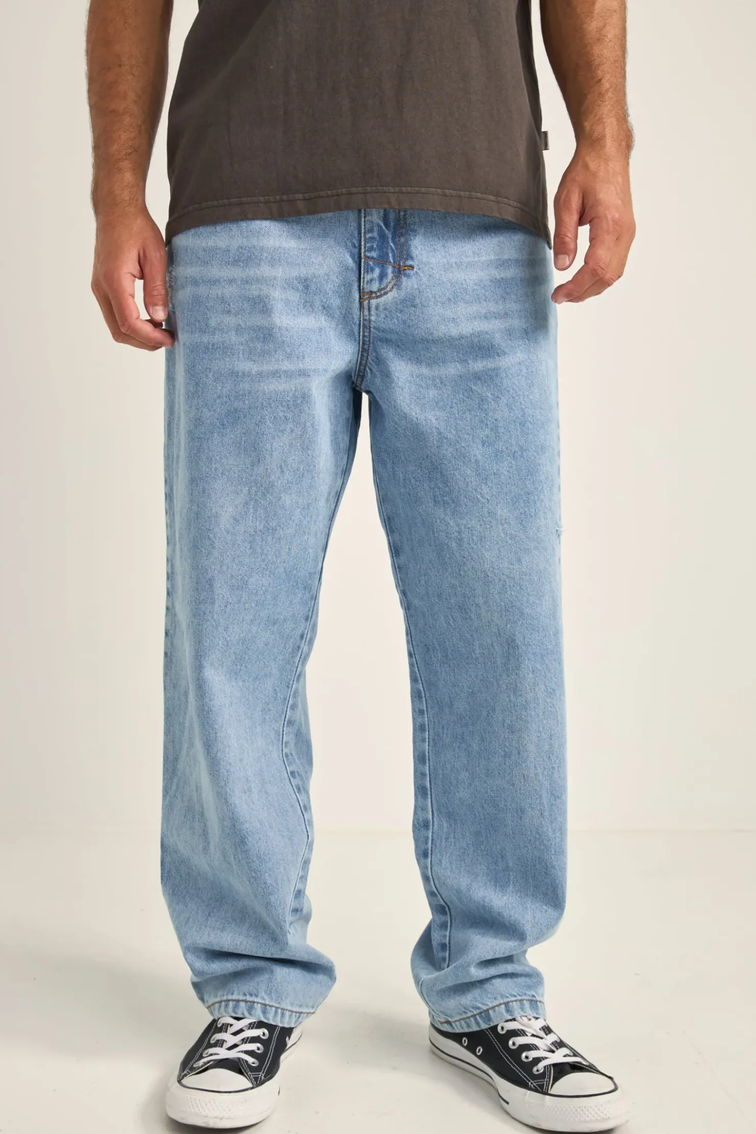 Rhythm Pants*Subtle Distress Jean Blue